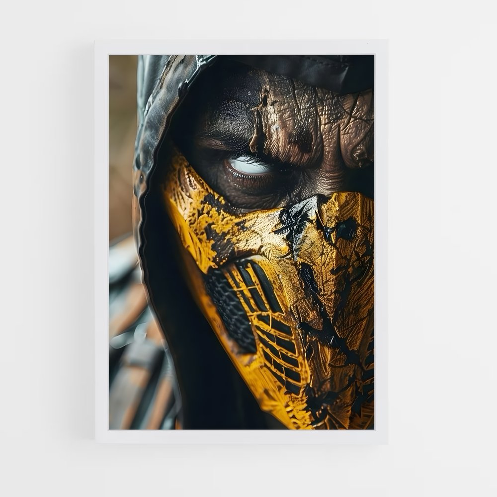 Poster Scorpion en Fureur – affiche Mortal kombat (vue 3)